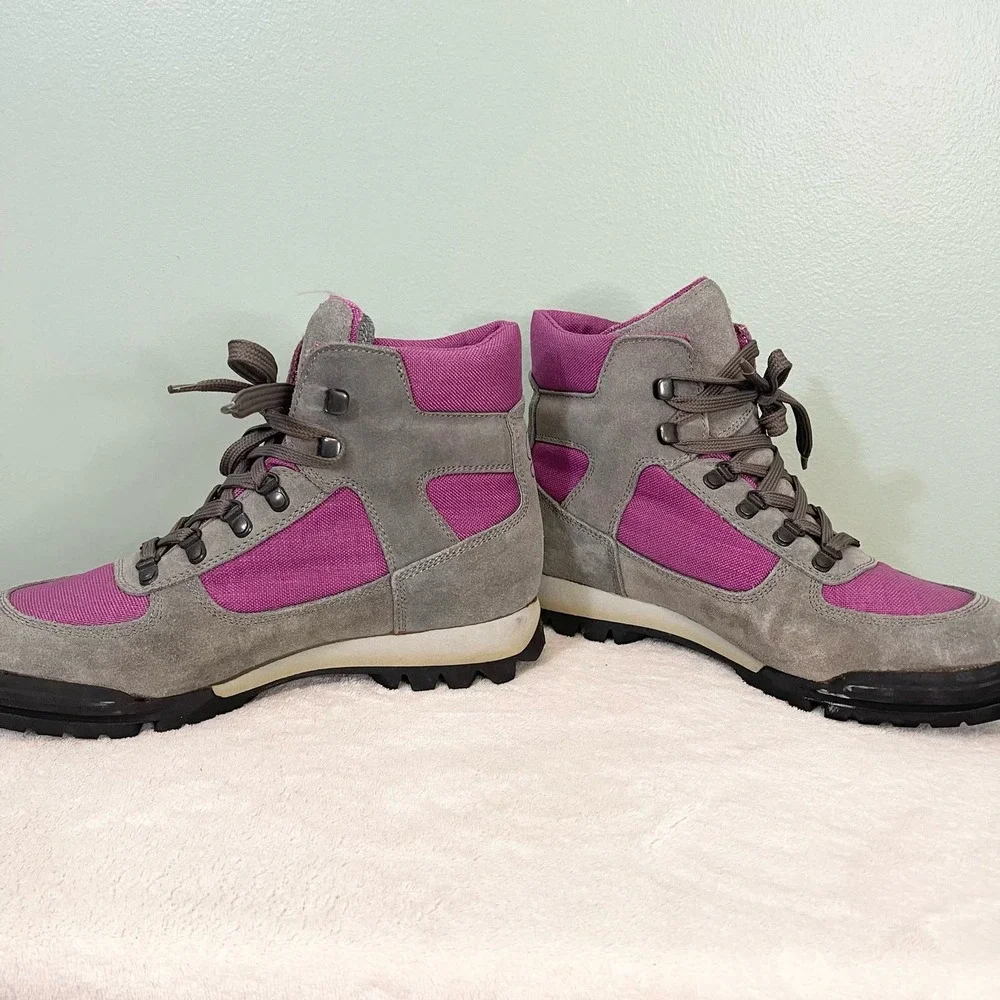 Scarpa Women's Gray Purple Gore Tex Lace Up Hiking Boots Size 40 - Picture 3 of 13